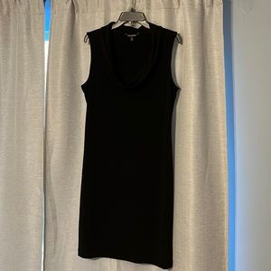 Think of this dress as a blank canvas. George black shift Cowl neck L 12-14